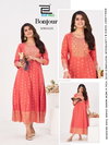 Bonjour By Blue Hills Rayon Size Combo Anarkali Kurtis Exporters In India
